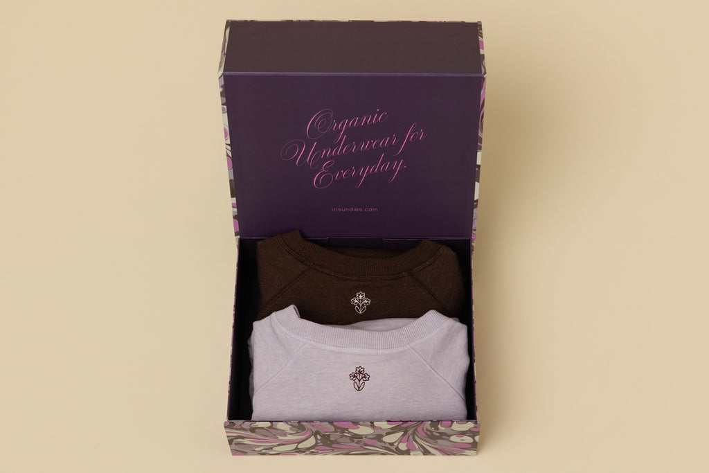 Medium Iris Marble Box